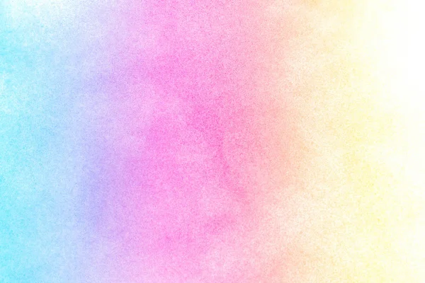 Multi Color Pulver Explosion Auf Weißem Hintergrund Bunte Staubpartikel Spritzten — Stockfoto