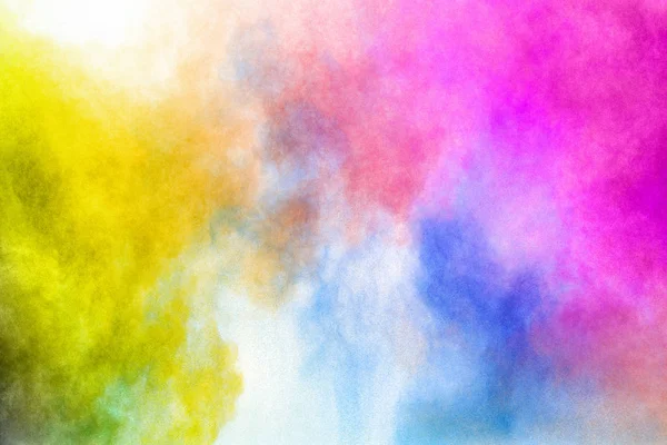 Kolorów Holi Festival. Kolorowe eksplozji w proszku Happy Holi. — Zdjęcie stockowe