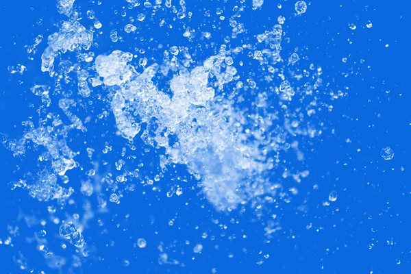 Water Splash Blue Background — Stock Photo, Image