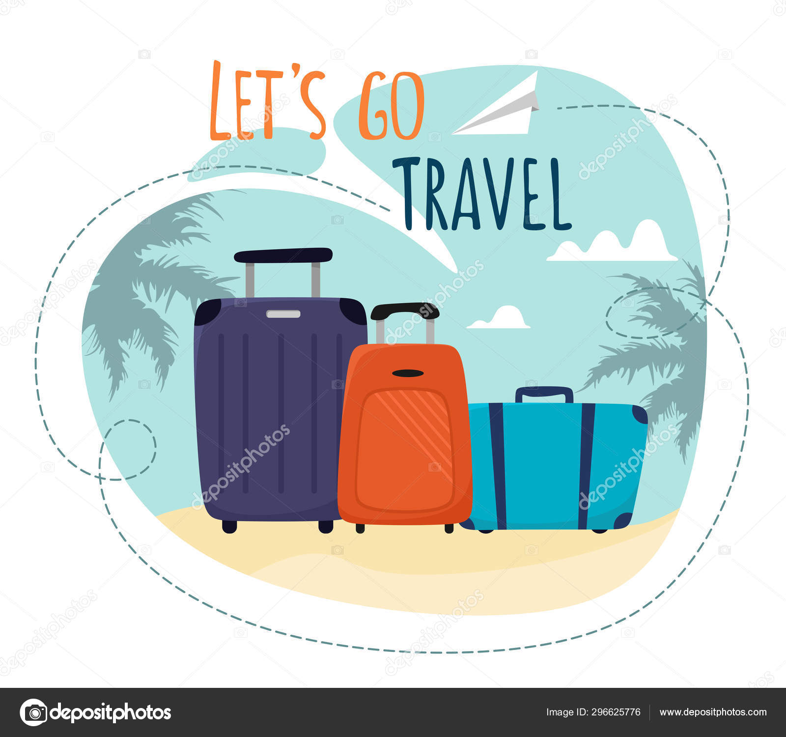 Lets Travel Motivational Title Travel Banner Cartoon Suitcases Flying Paper Stock Vector Image by ©EkaterinaSun #296625776 Lets Travel Motivational Title Travel Banner Cartoon Suitcases Flying Paper Stock Vector Image by ©EkaterinaSun #296625776