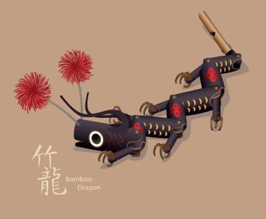 Çin Halk Toy: Bambu Dragon