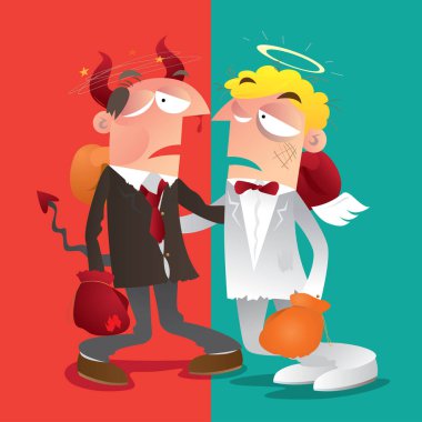 Şeytan vs Angel. Her ikisi de kaybetmek.