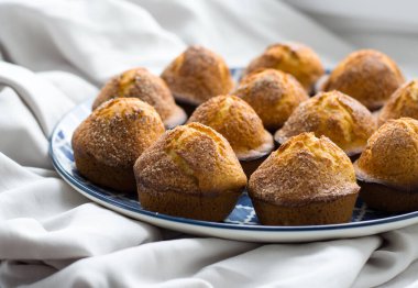 Mavi tabakta enfes kekler