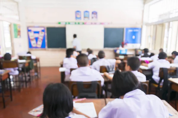 Classroom Blur Classroom Environment Which Students Intending Study Seriously Students — Stock Photo, Image