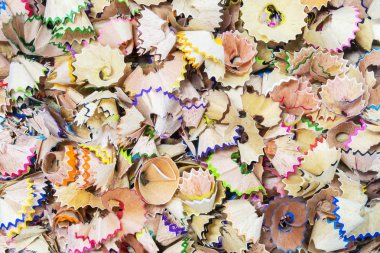 Kalem kabukları vardır kalem, kurşun kalem, boya kalemi, birlikte yığılmış çok renkli dışında.