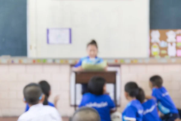 Classroom Blur Classroom Environment Which Students Intending Study Seriously Students — Stock Photo, Image