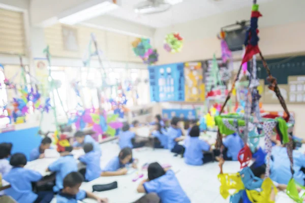 Classroom Blur Classroom Environment Which Students Intending Study Seriously Students — Stock Photo, Image