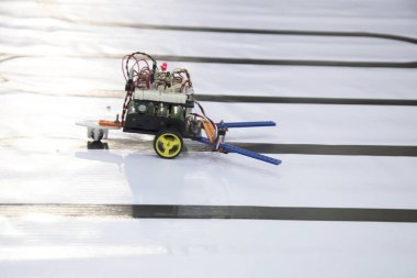 Rekabet için robot, yarışmacılar öğrenciler, ilgi, kök öğrenme, çok bir robot yarışın başında serbest faaliyetlerdir, 