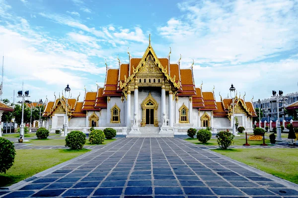 Das Bild Der Buddhistischen Kirche Der Tempel Thailand Ist Ein — Stockfoto