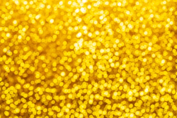 Oro Sfondo Astratto Con Bokeh Luci Sfocate — Foto Stock