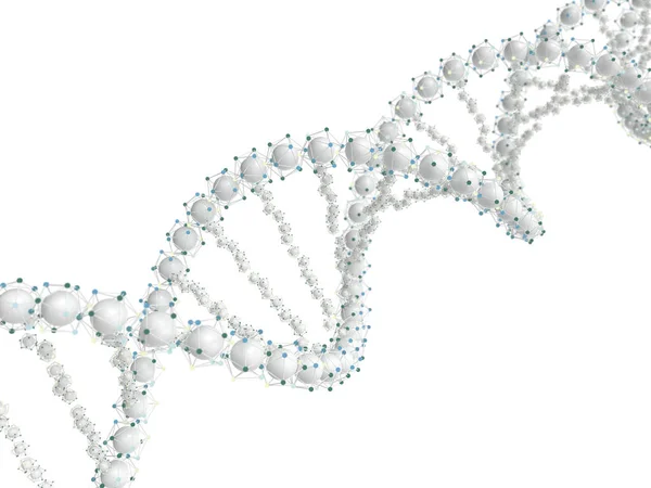 Dns Lánc Absztrakt Tudományos Háttér Gyönyörű Illusztráció Biotechnológia Biokémia Genetika — Stock Fotó
