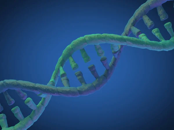 Dna Kette Abstrakter Wissenschaftlicher Hintergrund Schöne Illusion Biotechnologie Biochemie Genetik — Stockfoto