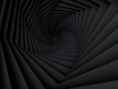 Soyut geometrik arka plan şekli. 3D render