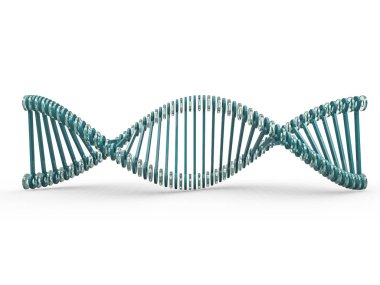DNA zinciri. Bilimsel arka plan. Güzel illustraion. Biyoteknoloji, biyokimya, genetik ve tıp kavramı .3d işleme