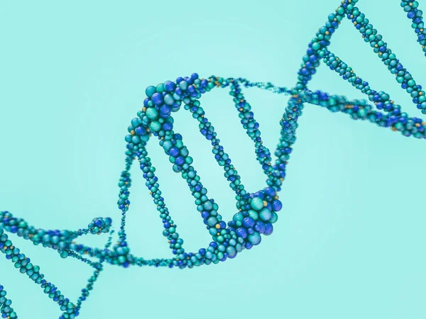 Dna Kedjan Abstrakta Vetenskapliga Bakgrund Vackra Illustraion Bioteknik Biokemi Genetik — Stockfoto