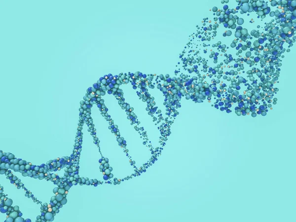 Dna 链抽象的科学背景 美丽的 Illustraion生物技术 生物化学 遗传学和医学概念 — 图库照片