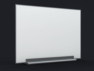 Beyaz yaprak kağıt ile kitapçıklar için stand. Mockup. 3D render