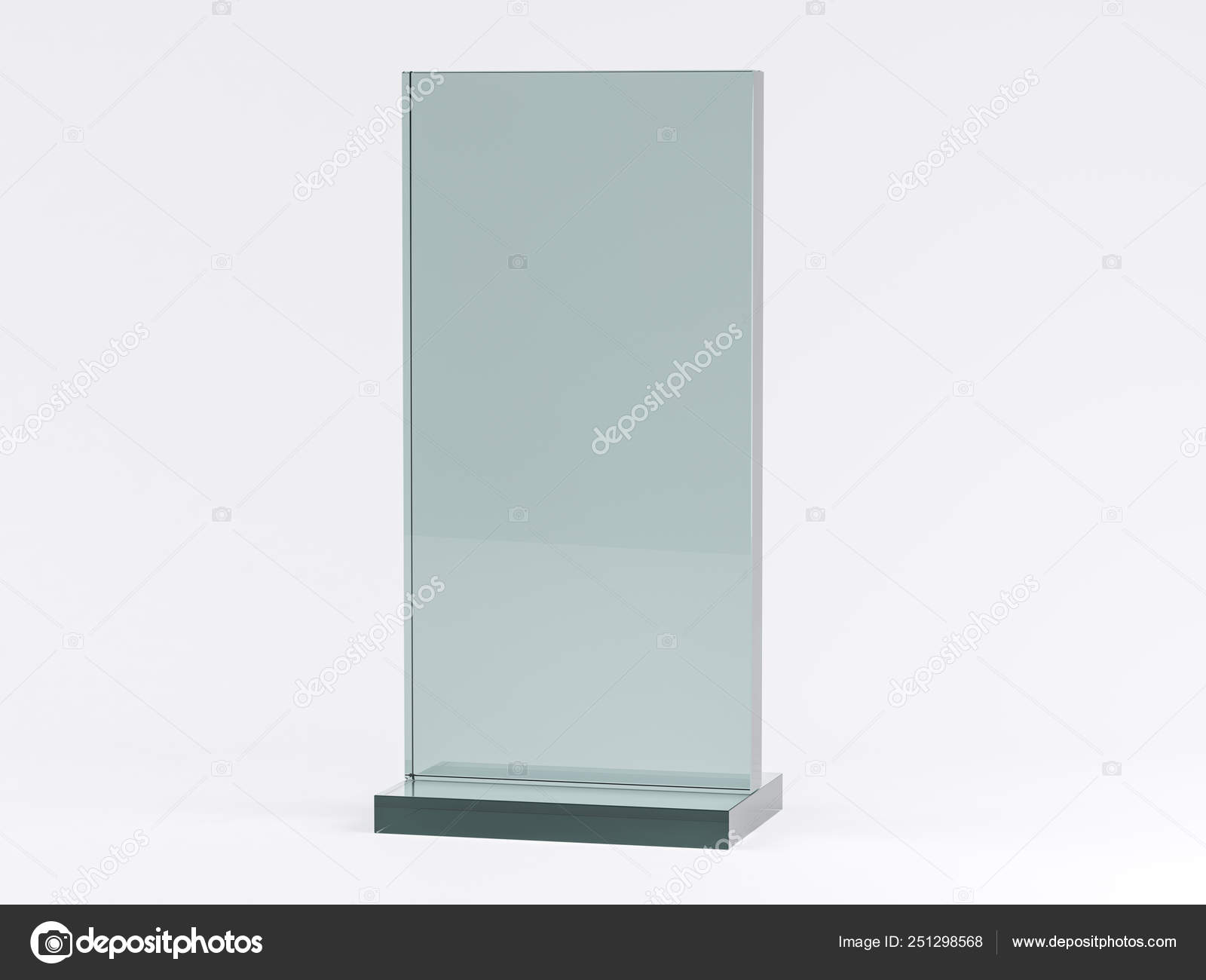 Download Glass Stand For Booklets On White Background Mockup 3d Stock Photo C Polesnoy 251298568 PSD Mockup Templates
