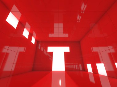 Soyut modern mimari arka plan. 3d oluşturma