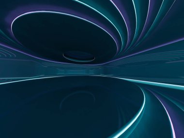 Modern mimari arka plan. 3D