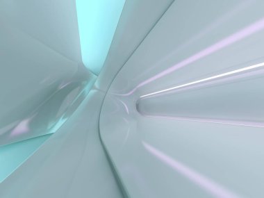 Soyut modern mimari arka plan. 3d oluşturma