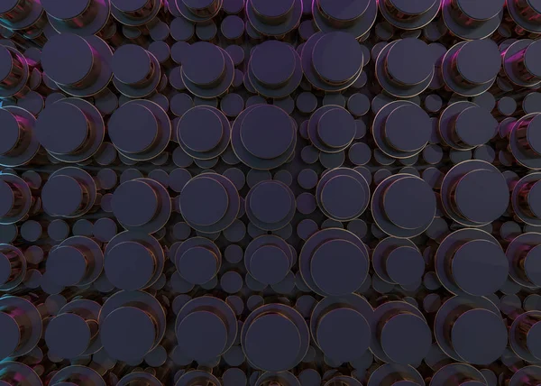 Абстрактное изображение фона кругов. 3D — стоковое фото