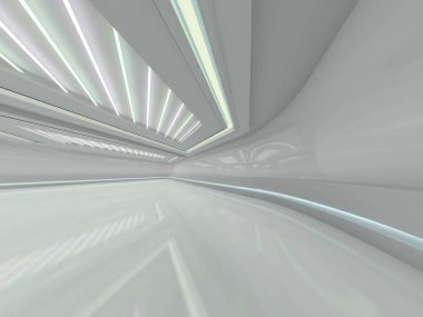Modern mimari arka plan. 3D