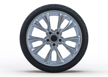 Kış sert koruyucu ile lastikler ayarlayın. 3d