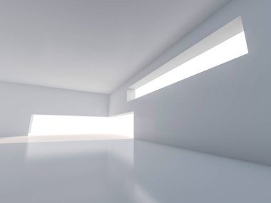 Modern mimari arka plan. 3D