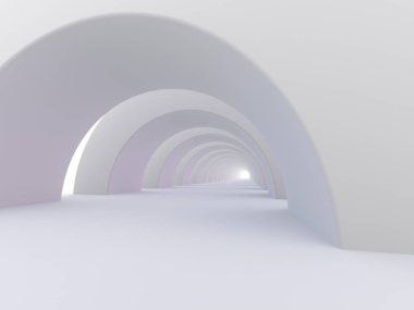 Modern mimari arka plan. 3D