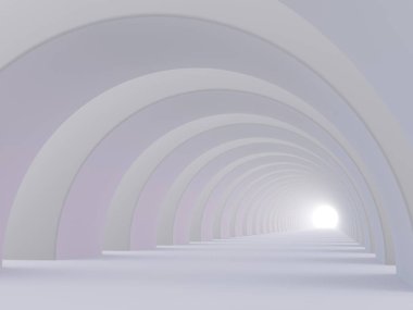 Modern mimari arka plan. 3D