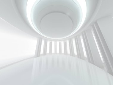 Modern mimari arka plan. 3D