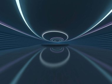 Modern mimari arka plan. 3D