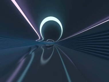 Modern mimari arka plan. 3D