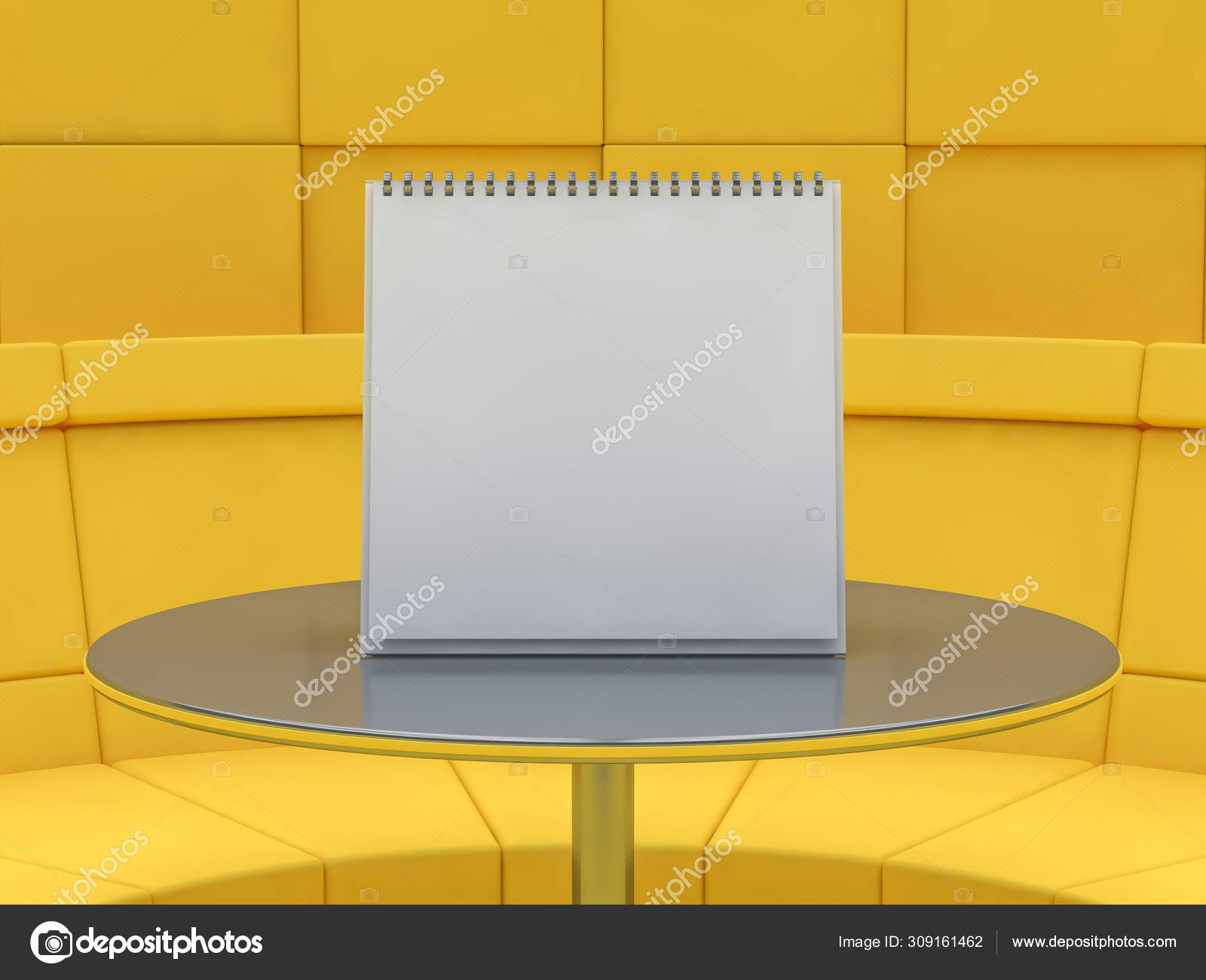 Download Empty Square Desk Calendar Mockup Design Concept 3d Stock Photo C Polesnoy 309161462 PSD Mockup Templates