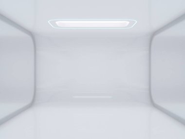 Modern mimari arka plan. 3D