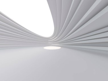 Modern mimari arka plan. 3D