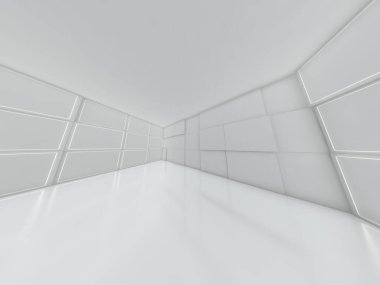 Modern mimari arka plan. 3D