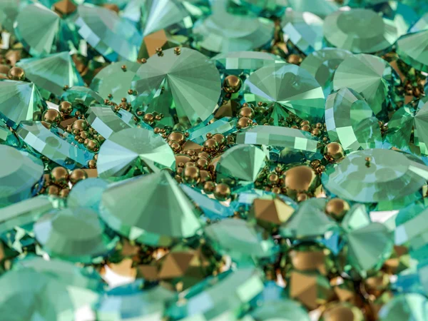 Grupo de diamantes sobre fondo. 3D —  Fotos de Stock