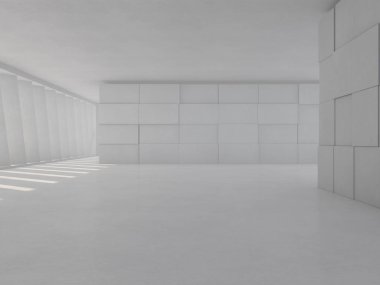 Modern mimari arka plan. 3D
