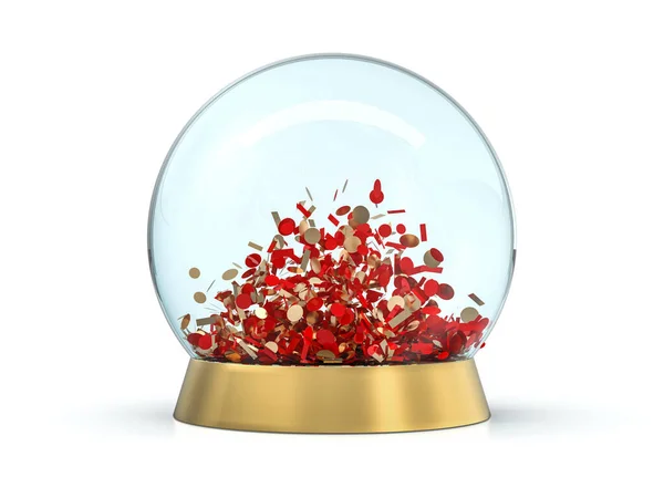 Large Glass Ball Predictions Background Rendering — Stock Photo, Image