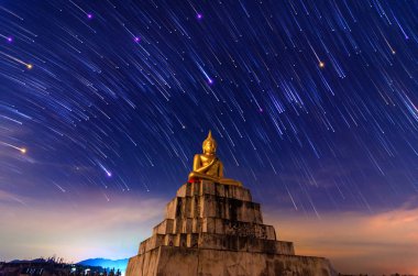 Buda heykeli Meteor Nakhon Si Thammarat Mulk Yai Tayland