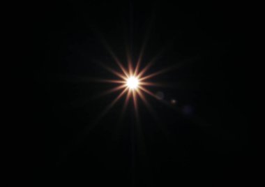 Flash ışık ışını Katmanlar modunu kullanarak Siyah arka plan Ekranı