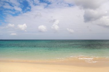 Cennet Adası güzel tropik sahilde. Kanarya Adası Fuerteventura İspanya.