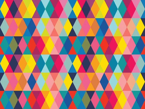 Vector coloridas formas geométricas sin costuras patrón de fondo . — Archivo Imágenes Vectoriales