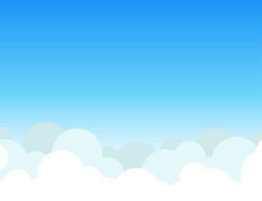 Beyaz bulut mavi gökyüzü soyut background.landscape tasarımı ile 