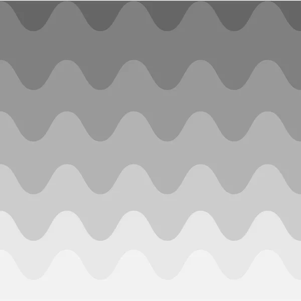 Wave Abstrakt Bakgrund Grå Färg Tonar Vektor Design — Stock vektor