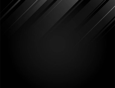 Siyah fütüristik şekil soyut arka plan illüstrasyon
