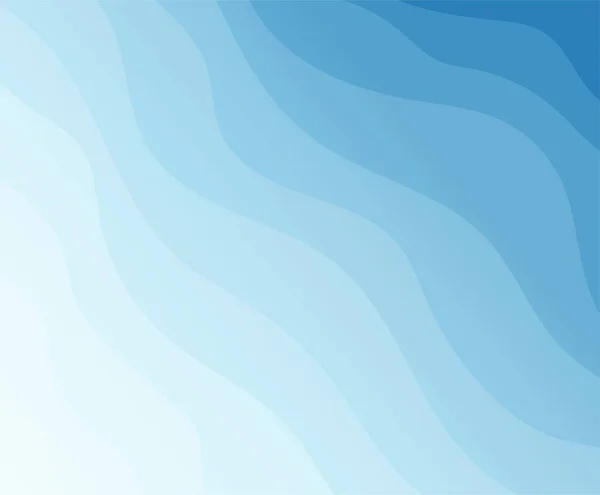 蓝水波概念抽象矢量背景 — 图库矢量图片