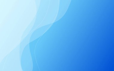 Soyut modern mavi dalga vektör arkaplanı